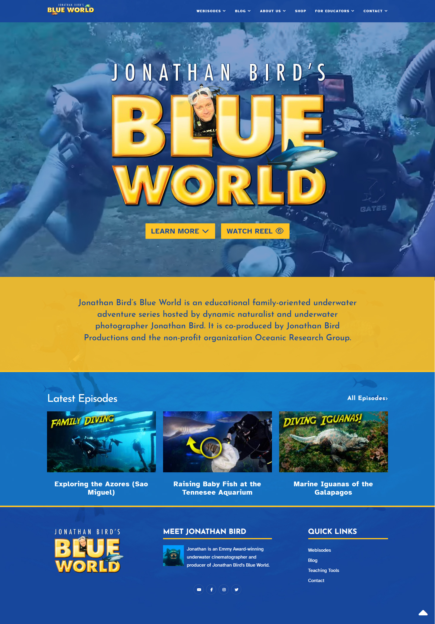 View Oceanic Research Group TV Series website