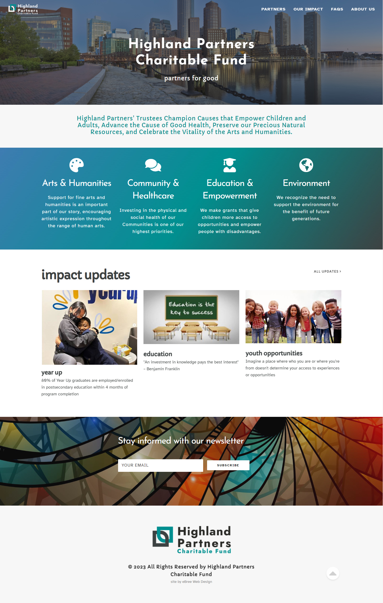 View Highland Partners Charitable Fund Philanthropist website