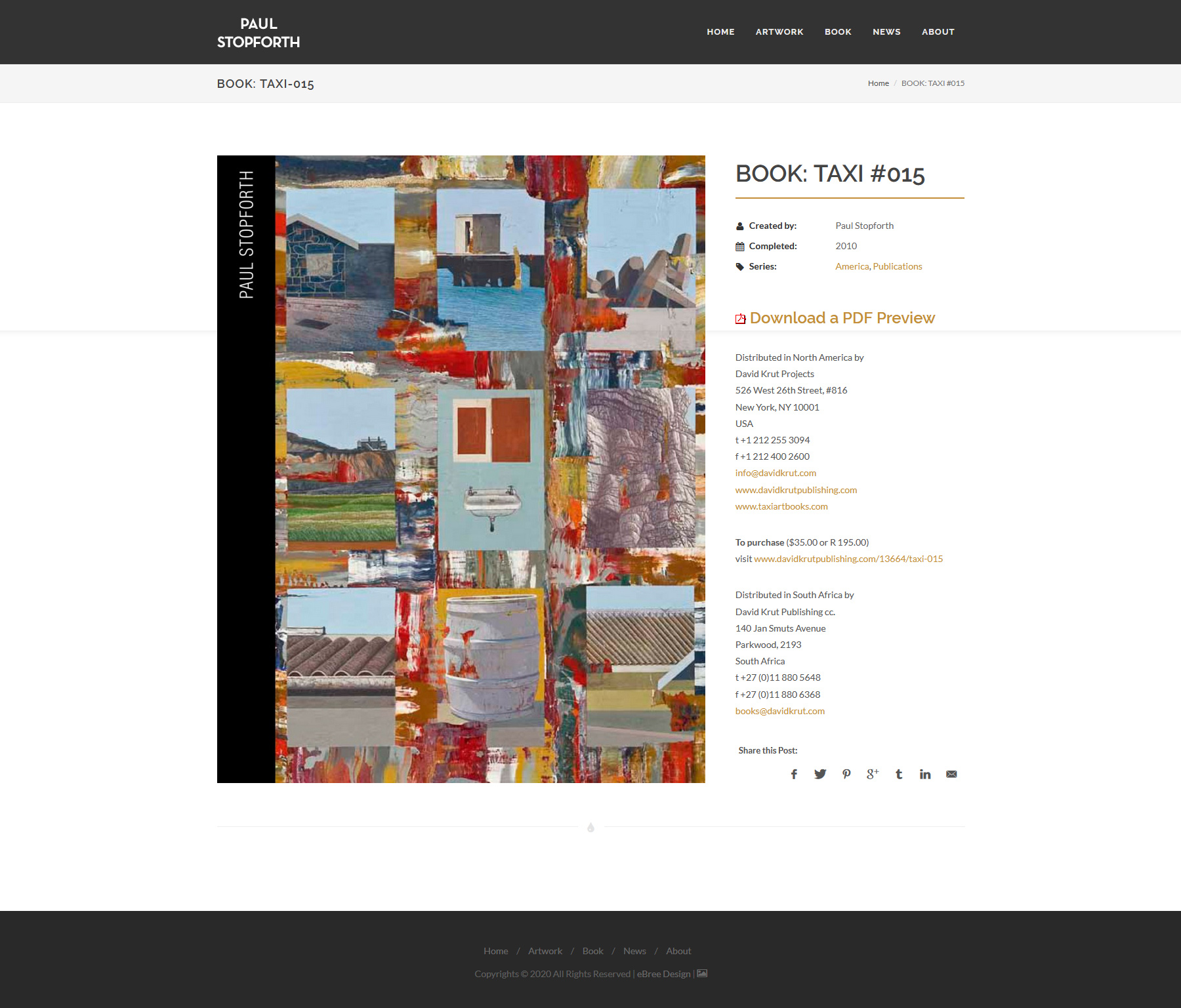 paulstopforth.com &copy; by eBree Web Design